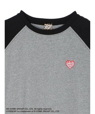 Green Parks ■別注　ＬＯＶＥ　ＢＯＡＴ　ラグランワンピース Gray