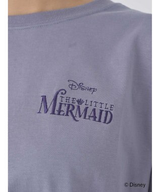 earth music&ecology リトル・マーメイド / プリントTee Charcoal Gray