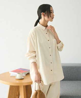 CRAFT STANDARD BOUTIQUE コーデュロイシャツ Ivory