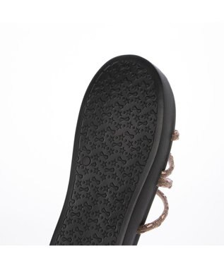 MODE ET JACOMO <carino>厚底ビジューサンダル ピンク