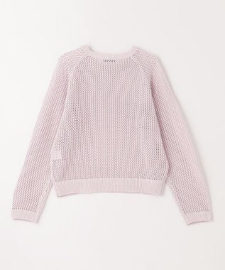 ANY L メッシュプルオーバー ラベンダー