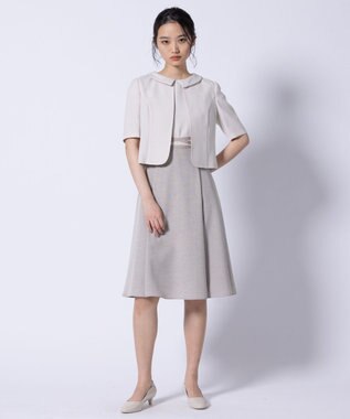 TOCCA 【洗える】BRIGHT LUMINOUS ドレス ベージュ系