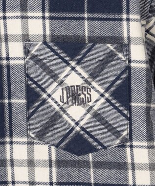 J.PRESS KIDS 【140-170cm】ビッグチェック シャツ ネイビー系4