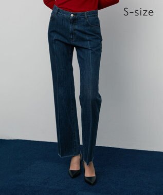 BEIGE， 【S-size】TRONCHET / セミフレアデニム Indigo