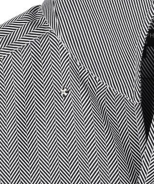 JOSEPH HOMME 【ドレスシャツ】ツイルヘリンボンクレイジー ブラック系1