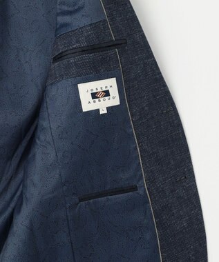 JOSEPH ABBOUD 【多機能/ストレッチ】ツィーディージャージー ジャケット ブルー系