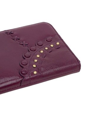 ANNA SUI マチルダ 薄マチ長財布 ワイン