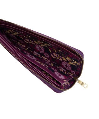 ANNA SUI マチルダ 薄マチ長財布 ワイン