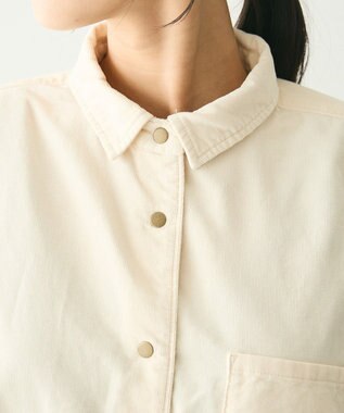 CRAFT STANDARD BOUTIQUE コーデュロイシャツ Ivory