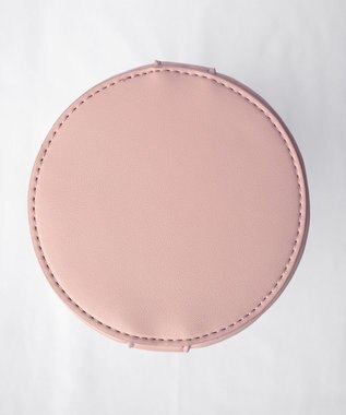 Tiaclasse  【ストラップ付き】編みこみミニバゲットバッグ ピンク