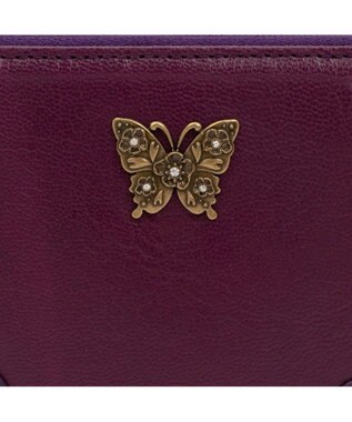 ANNA SUI マチルダ 薄マチ長財布 ワイン