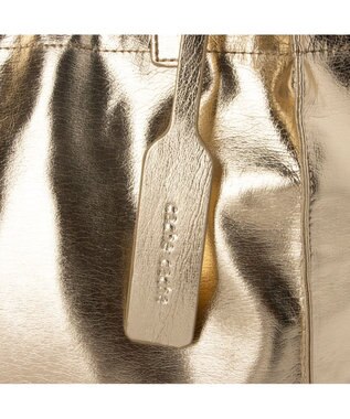 UNBILLION カシュカシュ cachecache / ソフトメタリックショッパートートS ライトゴールド