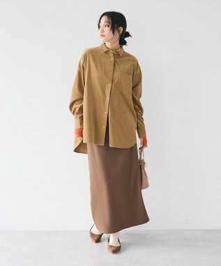 CRAFT STANDARD BOUTIQUE コーデュロイシャツ Camel