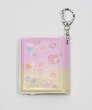 WEGO 【痛バ＆推し活グッズ】ゆるアニマルIDフォトアルバムキーホルダー 柄2
