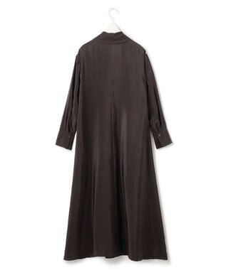 ICB キュプラシルキーオーガンジー ワンピース バーントブラウン系