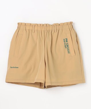 PW CIRCULUS 【WOMEN】ギャザリングショーツ ゴルフウェア レディース ベージュ系