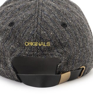 J.PRESS MEN 【J.PRESS ORIGINALS】Lambs Tweed Logo Cap グレー系1