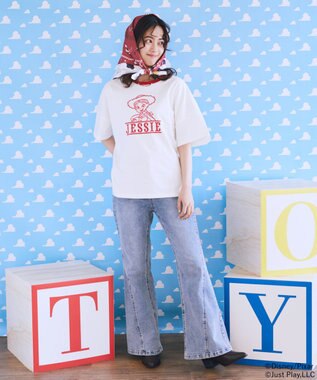 earth music&ecology 【予約】リンガーTシャツ/TOY STORY レッド