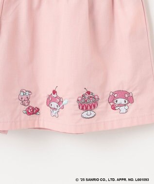 ANY KIDS 【any FAM ×サンリオキャラクターズ】裾刺繍 キュロット マイメロディ×ピンク
