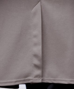 Tiaclasse 【洗える】バックタックロングジレ モカ