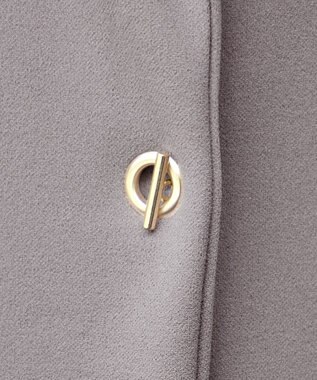 Tiaclasse 【洗える】バックタックロングジレ モカ