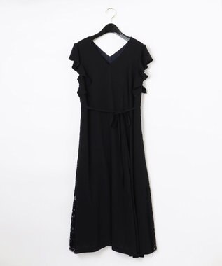 GRACE CONTINENTAL バックレースドレス