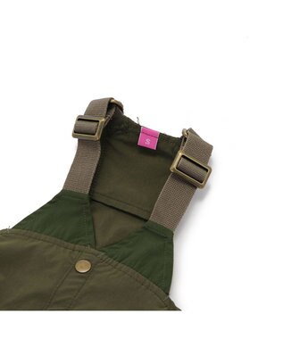 PET PARADISE ペットパラダイス オーバーオール ミリタリ カーキ 【小型犬】 カーキ