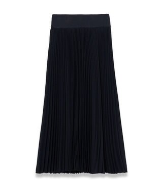 JOSEPH 【WEB&OUTLET限定】ノーブルサテン　プリーツスカート Navy