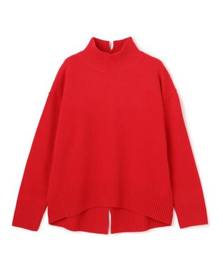 UNFILO カシミヤブレンド ハイネックニット レッド