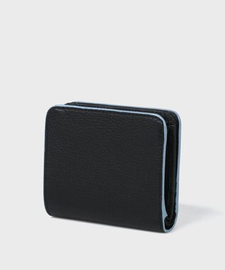 Paul Smith ストライプコーナー 2つ折り財布 ブラック