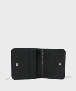 Paul Smith ストライプコーナー 2つ折り財布 ブラック