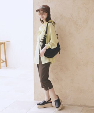 earth music&ecology 【UVカット】アソートロゴCAP Brown