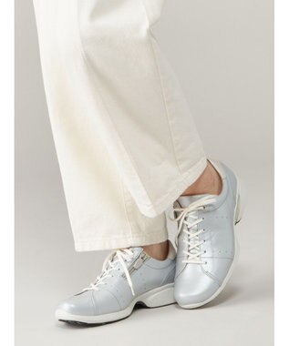 ASICS WALKING ペダラウォーキングシューズ 2E ヒール高3.0cm シルバー系