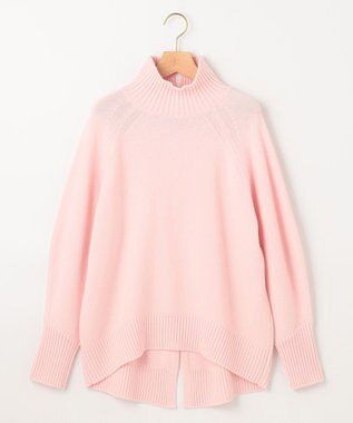 組曲 S ウールカシミヤミックス ロールネックニット ピンク系