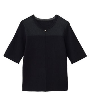 earth music&ecology シアーヨークニットプルオーバー