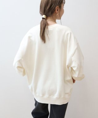 AMERICAN HOLIC 刺繍裏毛プルオーバー Brown