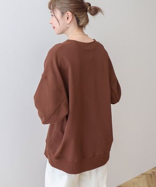 AMERICAN HOLIC 刺繍裏毛プルオーバー Brown