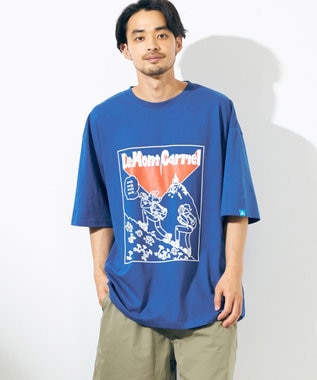 SHARE PARK MENS 【UNISEX】UVカット アートコラボTシャツ〈HIKING〉