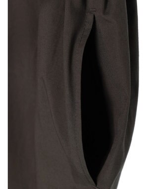 Green Parks ミドル丈シャツワンピースII Charcoal Gray