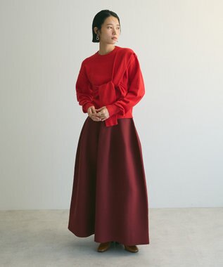 Green Parks armonia．バルーンニットスカート Bordeaux