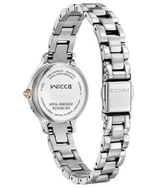 CITIZEN 【ソーラー電波】シンプルで使いやすい 小さめサイズ  秒針・日付つき  レトロクラシカルなテイスト シルバー