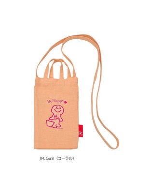 ROOTOTE 6833【直営限定:ミスターフレンドリー】FR.リサイクルコットン.サコッシュ 04：コーラル