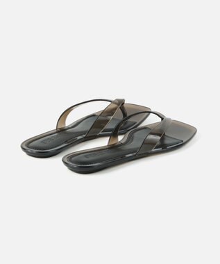 STEVE MADDEN TRELLA-J クリアトングフラットサンダル スモーク
