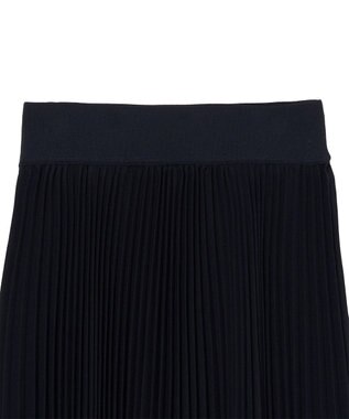 JOSEPH 【WEB&OUTLET限定】ノーブルサテン　プリーツスカート Navy
