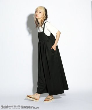 Green Parks ■ＬＯＶＥＢＯＡＴ　サロペットパンツ Black