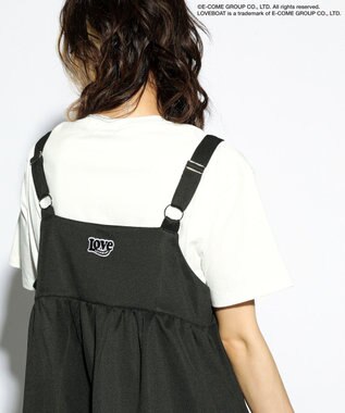 Green Parks ■ＬＯＶＥＢＯＡＴ　サロペットパンツ Black