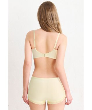 WACOAL ショーツ 【ハグするブラ】 BXB478とペア はきこみ丈あさめ やわらかく伸びる(バック) レディース PXB178 /ワコール イエロー