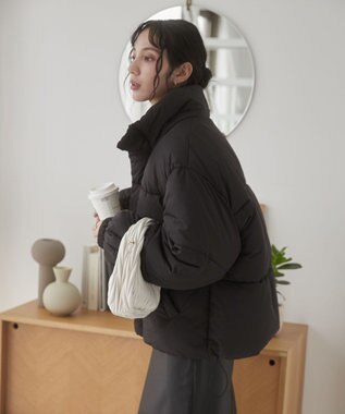 WEGO 【2WAYフード取り外し可能/あったかい】２WAYパディングブルゾン ブラック