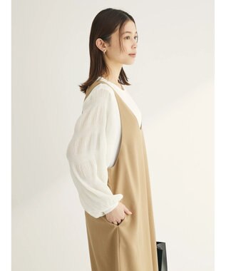 Green Parks マジョリカスリーブカットプルオーバー Off White