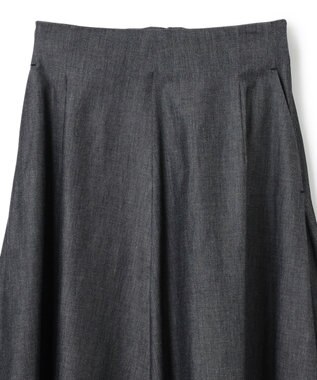 BEIGE， POMEGRANATE / ロングスカート Chambray Black